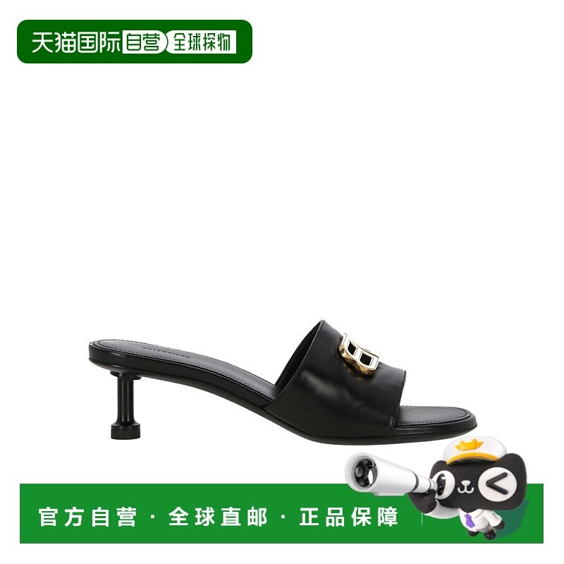 1h可退 香港直邮24SS 徽标高跟拖鞋 Women巴黎世家女鞋凉鞋,女鞋,时装凉鞋,淘宝优惠券,粉丝福利购,淘宝优惠卷