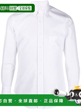香港直邮THOM BROWNE 男士衬衫 MWL010E03113100 AW2025 白色