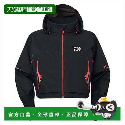 日本直邮Daiwa Rainwear DR-1425J 特制 Gore-Tex 短款雨衣 黑色