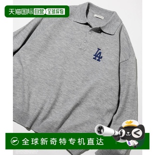 日本直邮FREAK STORE 1h可退 103 男士 MLB刺绣标志Polo领针织衫