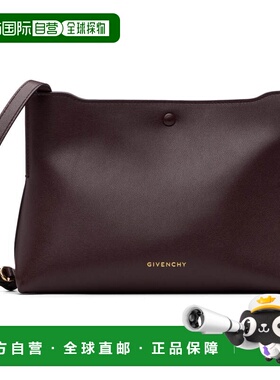 1h可退 香港直邮Givenchy 纪梵希 女士 酒红色 Day 斜挎包 BB60PF