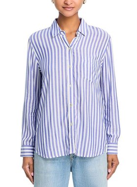 美国直邮Rails 女士 衬衫 长袖条纹 时尚舒适 百搭休闲女装上装