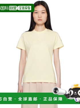 1h可退 香港直邮潮奢 Moncler 盟可睐 女士 白色 SS T恤 K10938C0