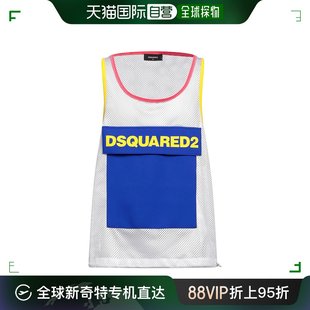 香港直邮潮奢 男士 二次方 Dsquared2 背心上衣