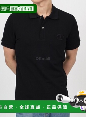 韩国直邮Dior 013J800A0373 C989 短袖珠地网眼立领T恤迪奥