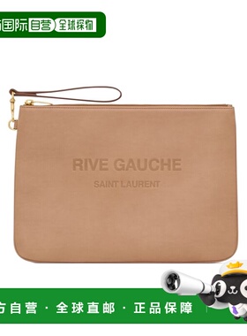 香港直邮Saint Laurent RIVE GAUCHE 植鞣沙滩手拿包 581369BWRPW