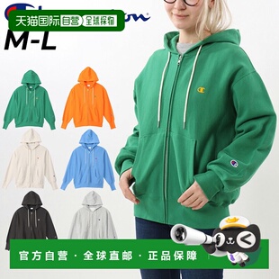 日本直邮 Champion REVERSE WEAVE 全拉链连帽衫运动休闲女装抓绒