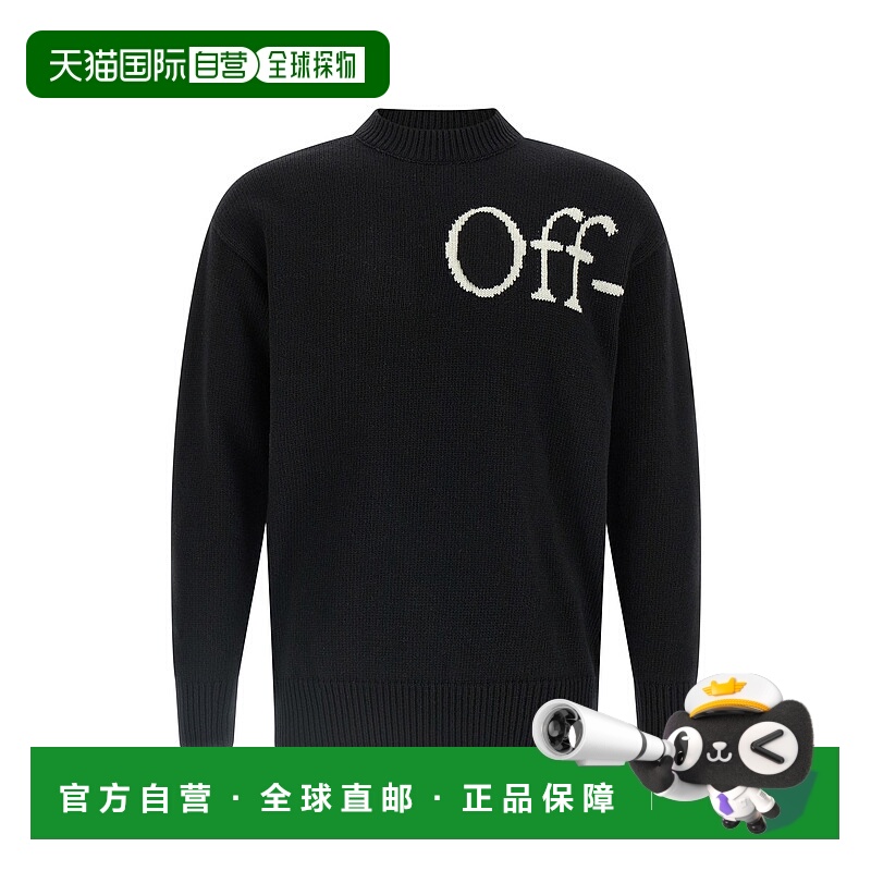 1h可退 香港直邮潮奢 Off-white 女士 'Bookish Shared Knit' 毛(