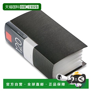 【日本直邮】BUFFALO巴法络收纳本CD&DVD收纳120张黑色经久耐用