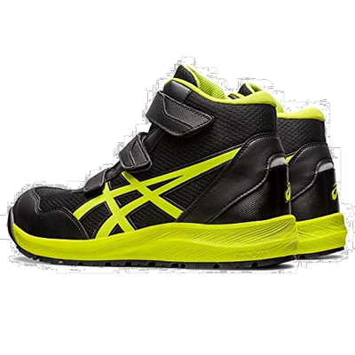 【日本直邮】ASICS 工作鞋  CP216 作业鞋 24.0 cm 3E黑/青柠