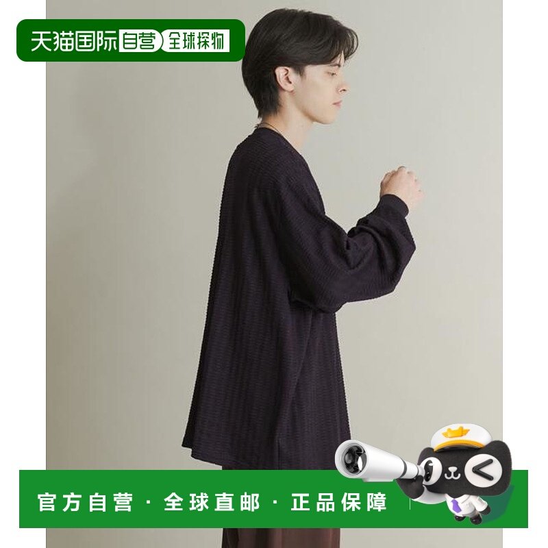 1h可退 日本直邮官方授权 SENSE OF PLACE 轻质华夫格圆领长袖T恤