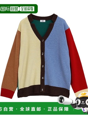 1h可退 日本直邮I am I in fact... 女装 全棉V领开衫 数字刺绣设