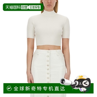 Courreges 短款 香港直邮潮奢 女士 针织 上衣 124MPU135FI0001短袖