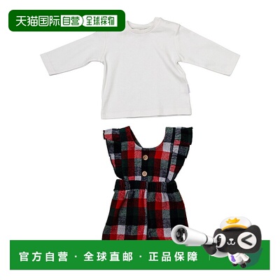 自营 andy wawaAndywawa 假日格子连体裤 - 蓝色 美国奥莱直发