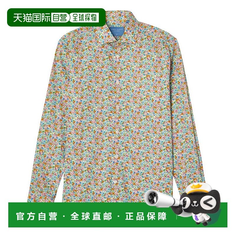 自营Robert Talbott Reynolds Spring Floral Print Shirt - whit