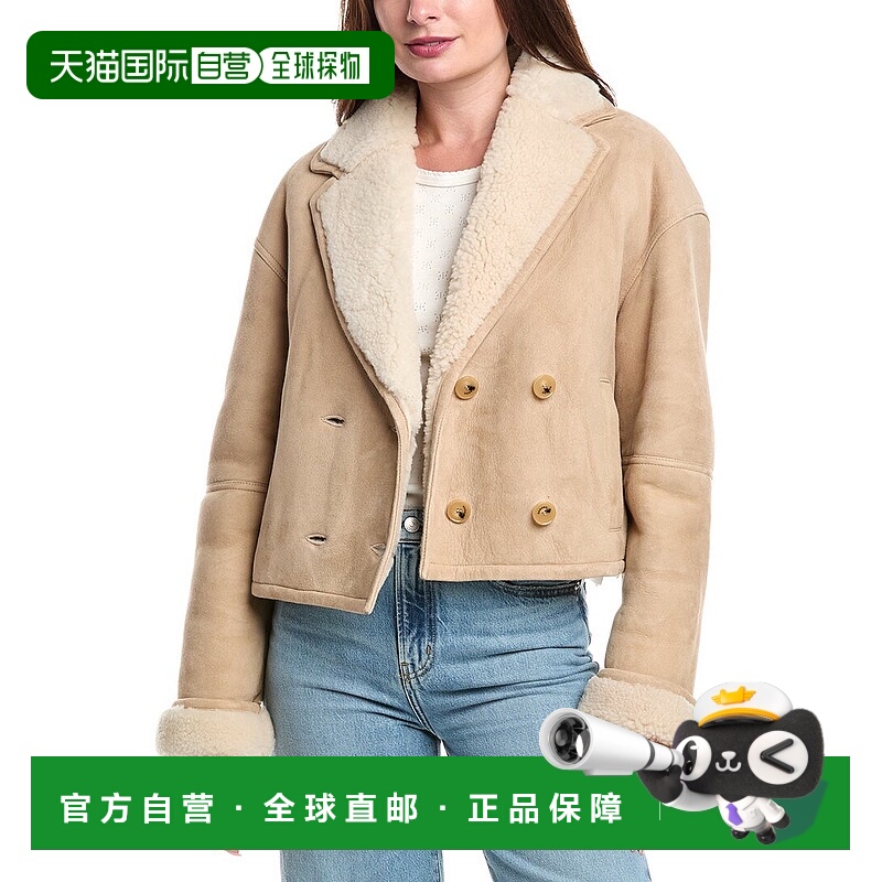 自营 sandro桑德罗羊毛夹克-米色 美国奥莱直发