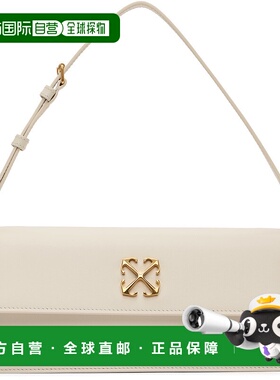 1h可退 香港直邮潮奢 off-white 女士 灰白色 Jitney 1.0 单肩包