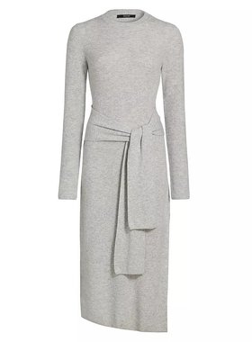 Toccin|Blakely 羊毛羊绒圆领中长连衣裙