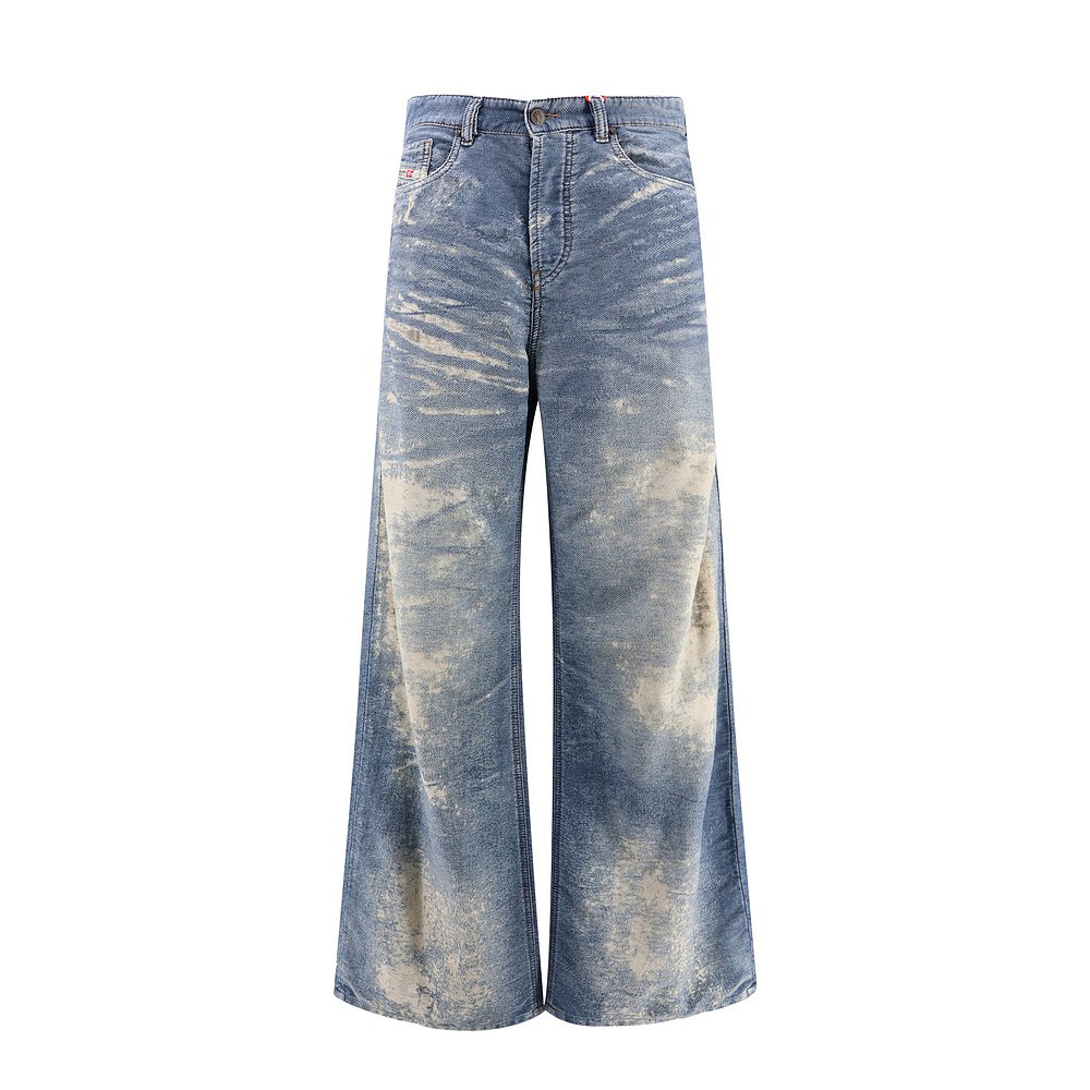 DIESEL 女士牛仔裤 A16977068RE01 AW2024 蓝色 Denim jeans