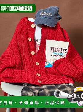 1h可退 日本直邮FREAK'S STORE 女装 宽松立体针绣针织开衫 11342