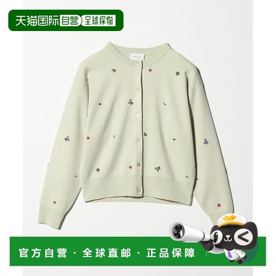 1h可退 日本直邮UNITED ARROWS 花卉刺绣针织开衫 羊毛衫