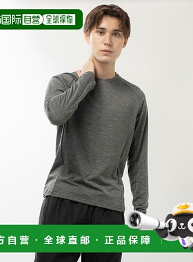 日本直邮TIGORA 男士陆地/跑步长袖T恤 Grid Fleece Long Sleeve