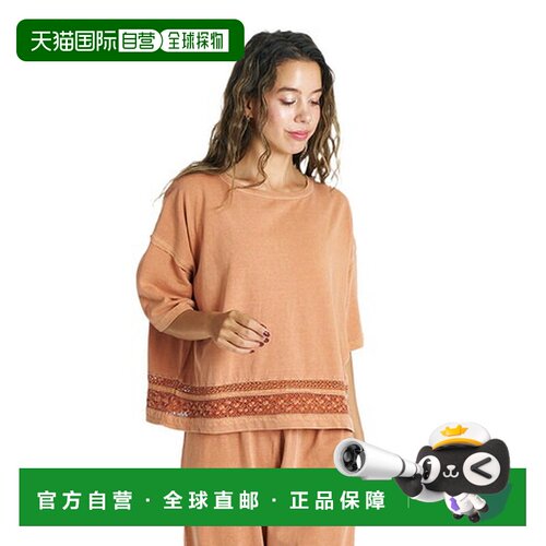 日本直邮ROXY女款HORIZON短袖T恤 26SU RST262028 ORG