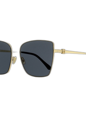 Jimmy Choo 女士蝴蝶太阳镜 Vella 2M2IR 金色/黑色 59 毫米 - 2m