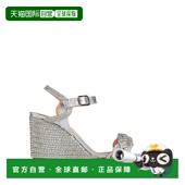 metal金属色 1h可退 舒 女士 帆布面凉鞋 香港直邮潮奢 CastaÑer