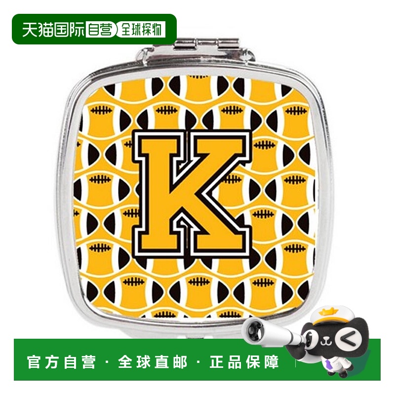 自营 Carolines Treasures CJ1080-KSCM 字母 K 足球黑色,旧