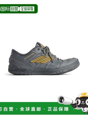 欧洲直邮BALENCIAGA（2025 年新品）男士 Hamptons 灰色/黄色做旧