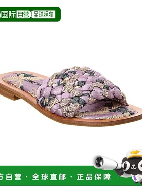自营Johnny Was 编织仙鹤凉鞋 - 紫色 美国奥莱直发