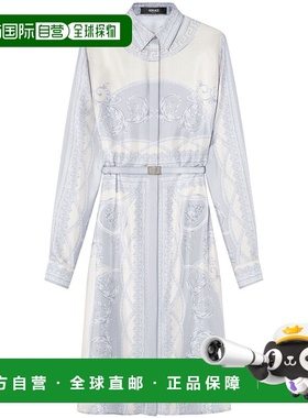 1h可退 香港直邮Versace 范思哲 女士 长袖连衣裙 10186221A13359