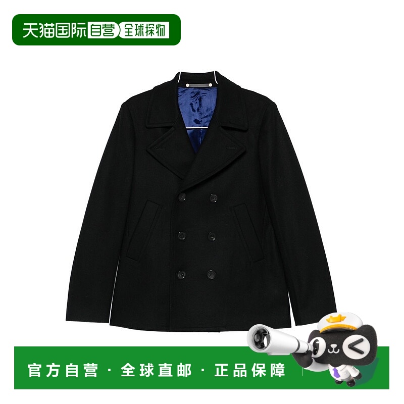 1h可退 香港直邮潮奢 Paul Smith 保罗 史密斯 男士 黑色外套 M2R
