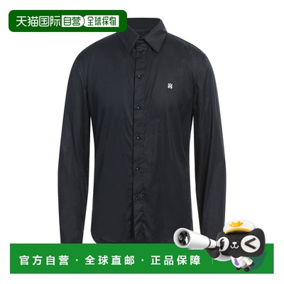 香港直邮AMIRI 男士 纯色衬衫 black黑色 舒适时尚