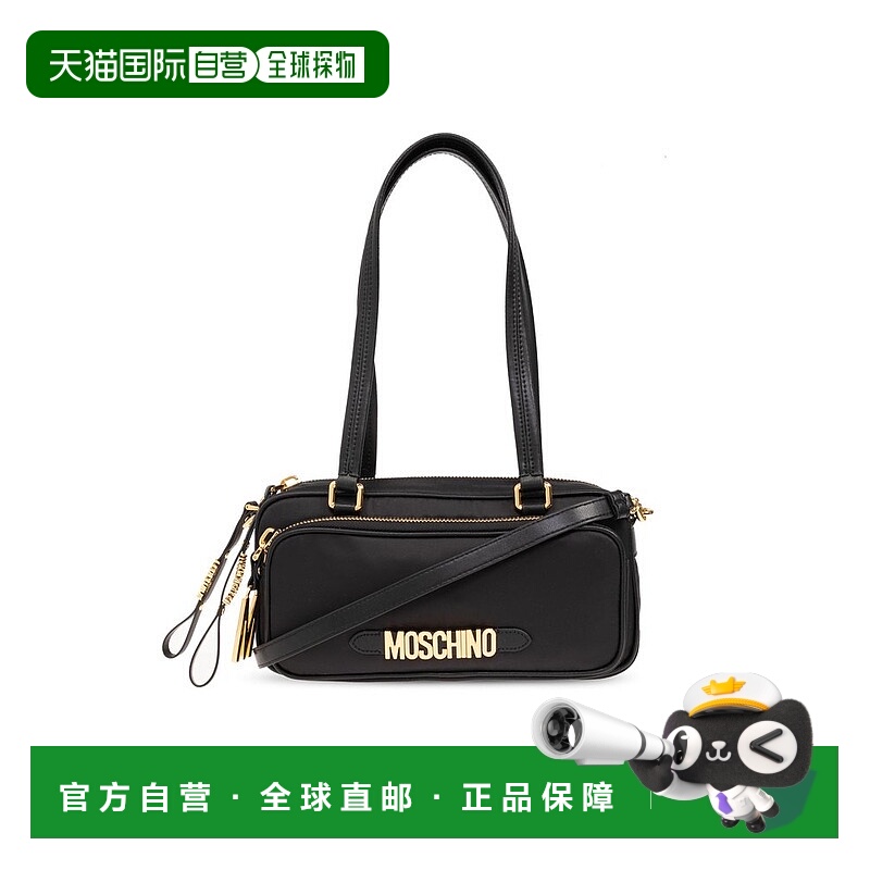 1h可退 香港直邮Moschino 莫斯奇诺 女士 徽标单肩包 2417B744382