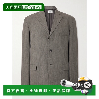 1h可退 香港直邮The Row 男士 Poe 羊毛西装外套 1331W4329