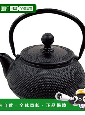日本直邮CAPTAIN STAG 铁铸茶壶黑色650ml附滤茶器UW 2002铸铁
