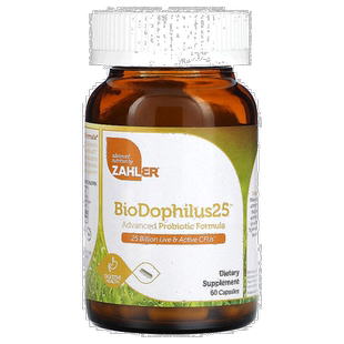 香港直发Zahler高级益生菌胶囊帮助肠道健康营养能量补充60粒