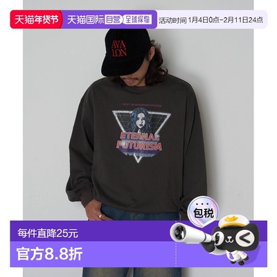 1h可退 日本直邮CIAOPANIC男女同款女孩印花圆领卫衣 舒适棉质宽T