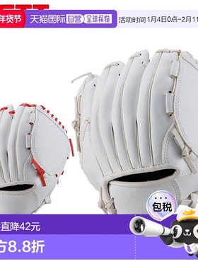 日本直邮ZETT 纪念手套纯白色可用于签名和留言棒球垒球配件BCG1A