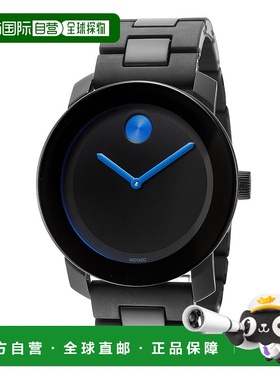 自营Movado Men's Bold 42mm Quartz Watch - black 美国奥莱直发