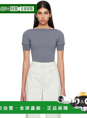 1h可退 香港直邮Lemaire 女士 灰色 T 恤 TO1044LK1002 舒适时尚