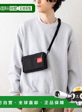 日本直邮Manhattan Portage 慢跑者单肩包 [MA1706AW011505] 黑色