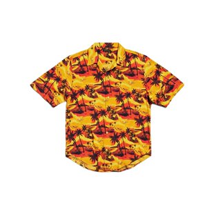 Balenciaga Hawaiian Car 迷你短袖衬衫 681813TQLJ2