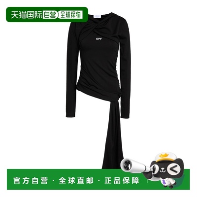 1h可退 香港直邮off-white 女士 上衣 black黑色 舒适时尚