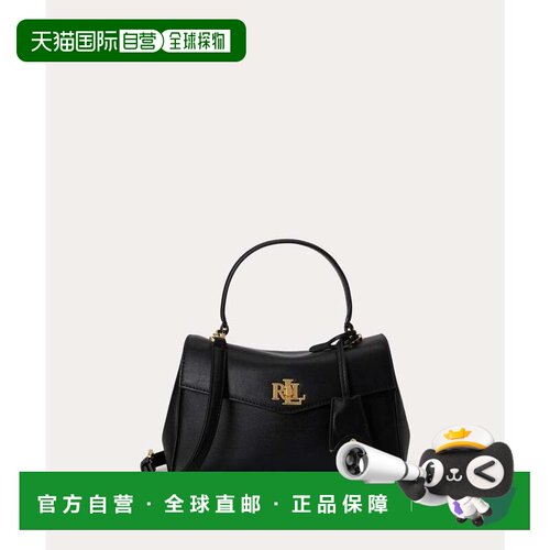 日本直邮Ralph Lauren 纳帕皮革小号Farrah柔软单肩包 001黑色