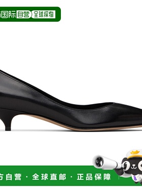 1h可退 香港直邮潮奢 The Row 女士 黑色 Liisa Kitten Two 中跟