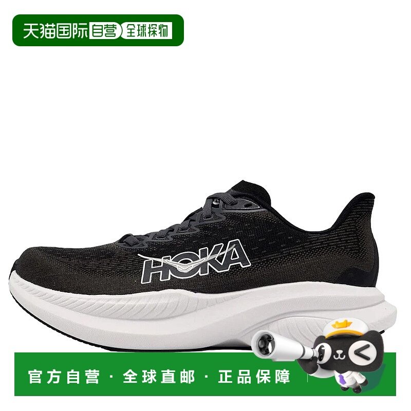 自营Hoka Mach 6 Black / White  1147834-BWHT Women's - black