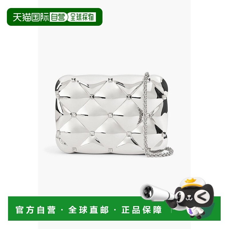 1h可退 香港直邮valentino 华伦天奴 女士 铆钉镀银盒型手包 W2B0,箱包皮具/热销女包/男包,手拿包,淘宝优惠券,粉丝福利购,淘宝优惠卷